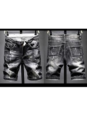 001037 กางเกงยีนส์ขาสั้น Sandcow Denim สไตล์เกาหลีวินเทจ Version Diesel Jeans Slim feet Size 28-38