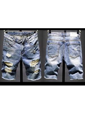 001038 กางเกงยีนส์ขาสั้น Sandcow Denim สไตล์เกาหลีวินเทจ Version Diesel Jeans Slim feet Size 28-38