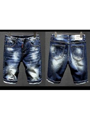 001041 กางเกงยีนส์ขาสั้น Sandcow Denim สไตล์เกาหลีวินเทจ Version Diesel Jeans Slim feet Size 28-38