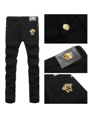 001011 ยีนส์ Ajaz James Style Versace Italy New Summer 2019 Jeans Denim Slim feet Size 28-38