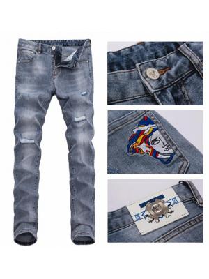 001010 ยีนส์ Ajaz James Style Versace Italy New Summer 2019 Jeans Denim Slim feet Size 28-38