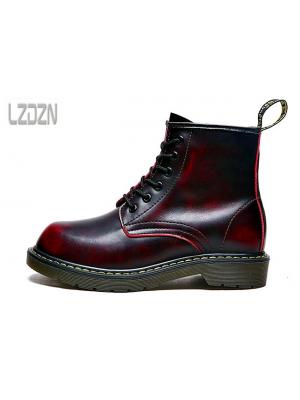 01060 รองเท้าบูท LZDZN Martin Boots Leather Shoes high สไตล์วินเทจ [ชาย/หญิง] Size 38-44