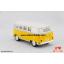 โมเดลรถตู้โฟล์คคลาสสิค 1962 Volkswagen Classical Bus สีเหลือง-ครีม Scale 1:32