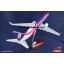 โมเดลเครื่องบิน นกแอร์ Nok Air (Boeing737) สีม่วง-ขาว ประเทศไทย ลำใหญ่