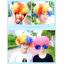 วิกผม วิกตัวตลก ผมทรง หัวฟู Afro แอฟโฟร ผมปลอม วิกคอสเพลย์ ดิสโก้ ขนาดฟรีไซส์ยางยืด สีชมพูอ่อน
