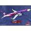 โมเดลเครื่องบิน นกแอร์ Nok Air (Boeing737) สีม่วง-ขาว ประเทศไทย ลำใหญ่