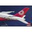 โมเดลเครื่องบิน EVA Air ไต้หวัน (Airbus A380) ลายคิตตี้ สีชมพู Hello Kitty ลำใหญ่