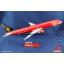 โมเดลเครื่องบิน แอร์เอเชีย Air Asia (Airbus A320) ลายสโมสรแมนเชสเตอร์ ยูไนเต็ด สีแดง ลำใหญ่