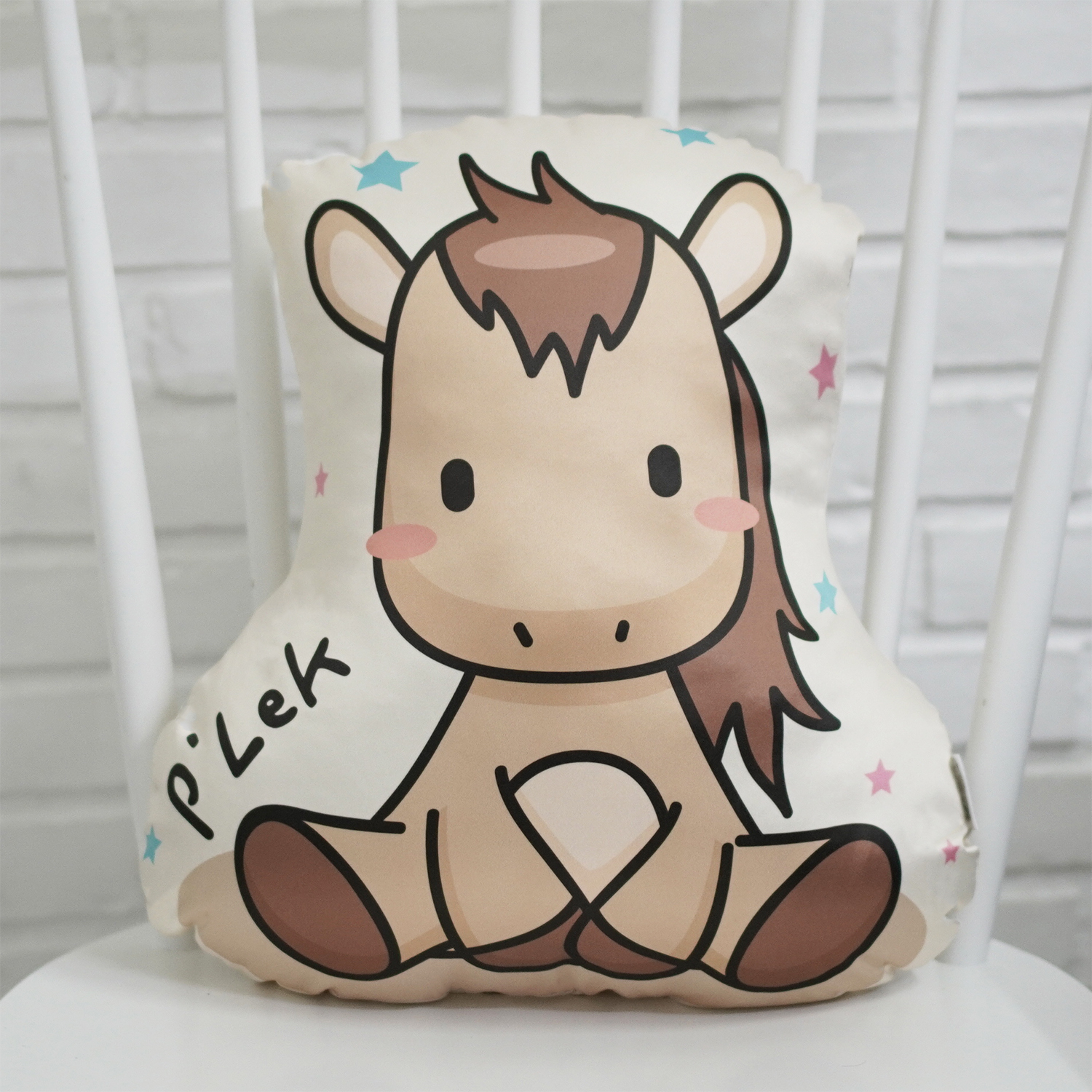 หมอนสั่งทำใส่ชื่อ ลายม้า