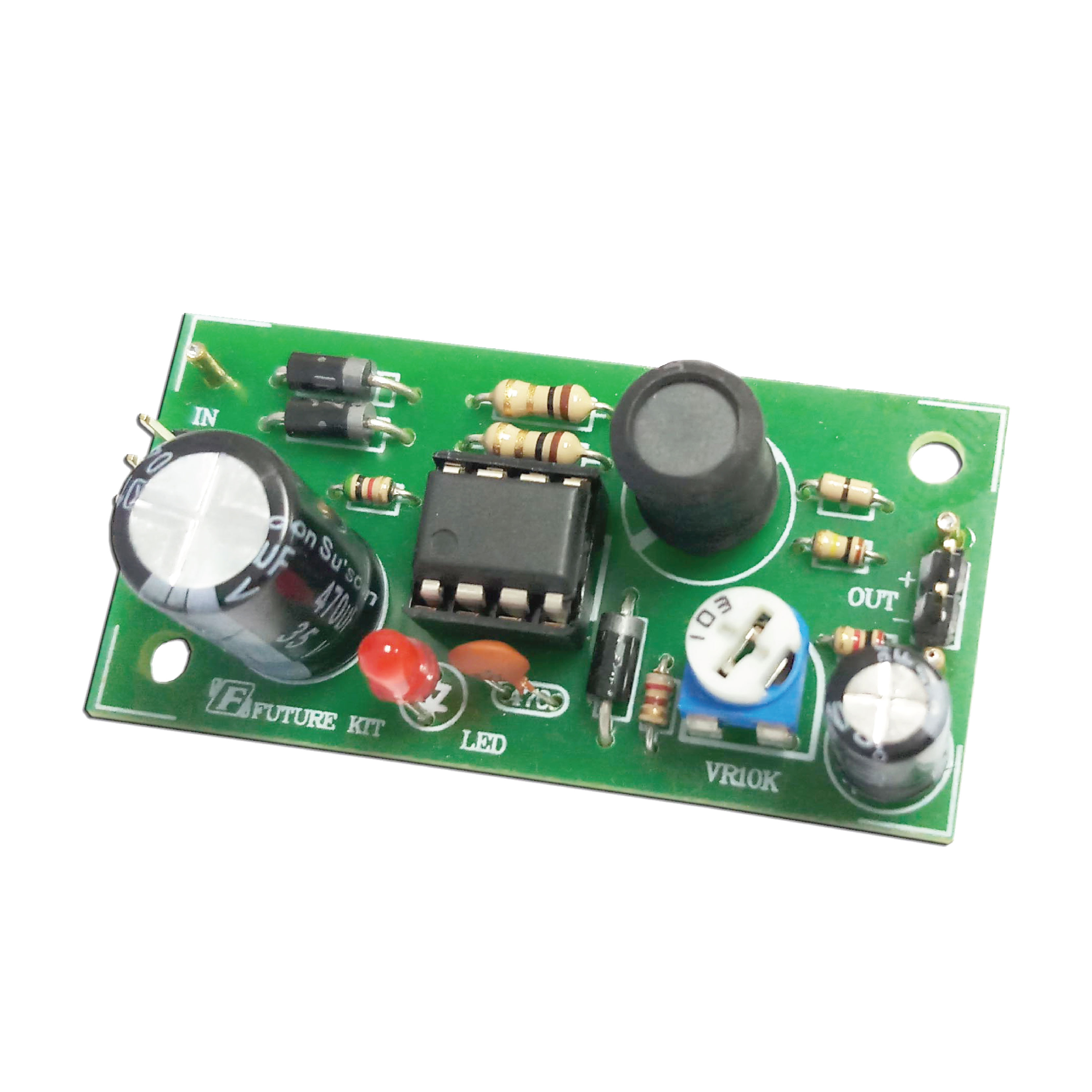 FutureKit FK824 วงจรย่อไฟ 24 โวลท์ เป็น 12 โวลท์ 300 มิลลิแอมป์