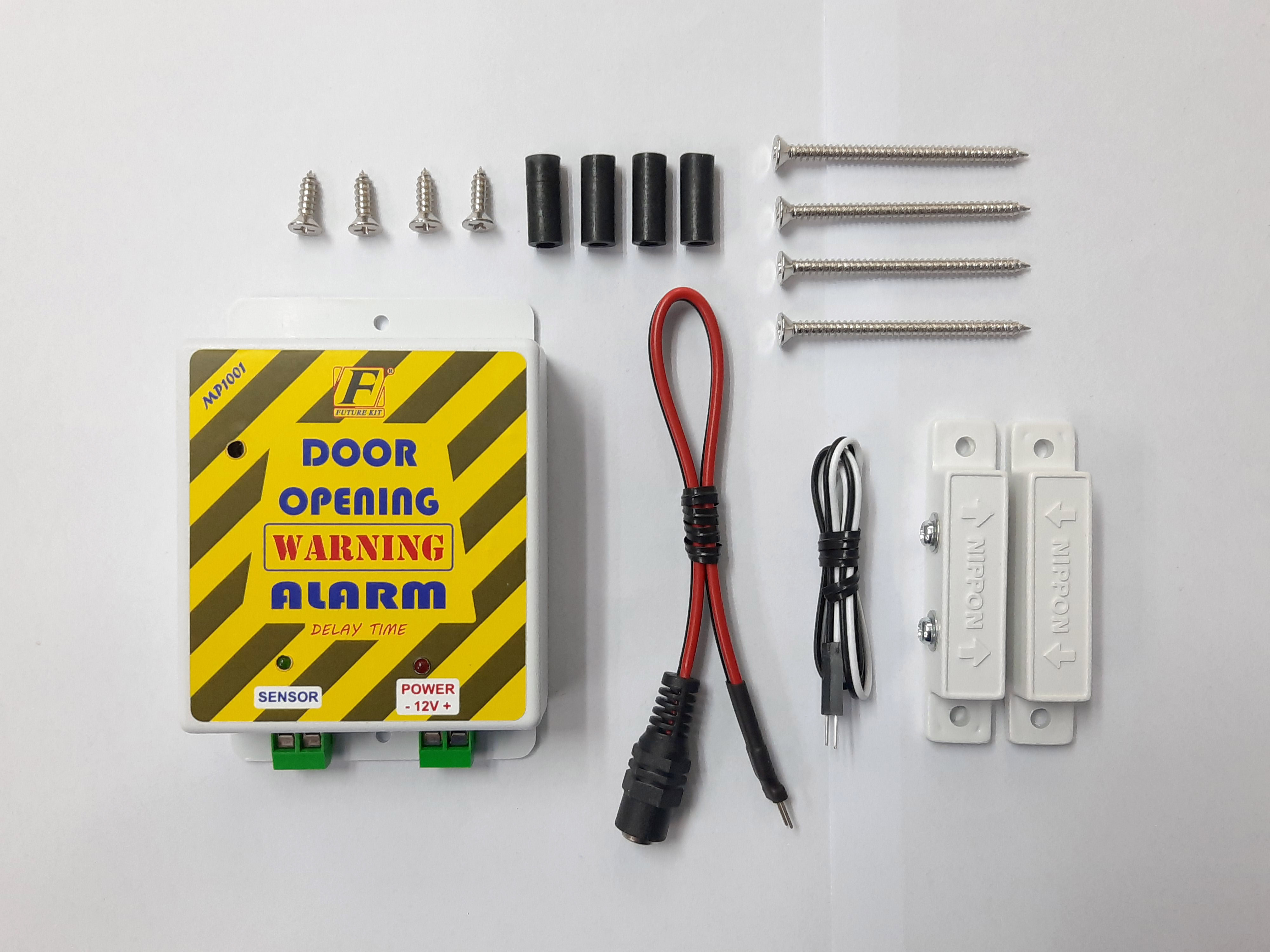 DIY PROJECT MP1001 เตือนเปิดประตูค้างหน่วงเวลา