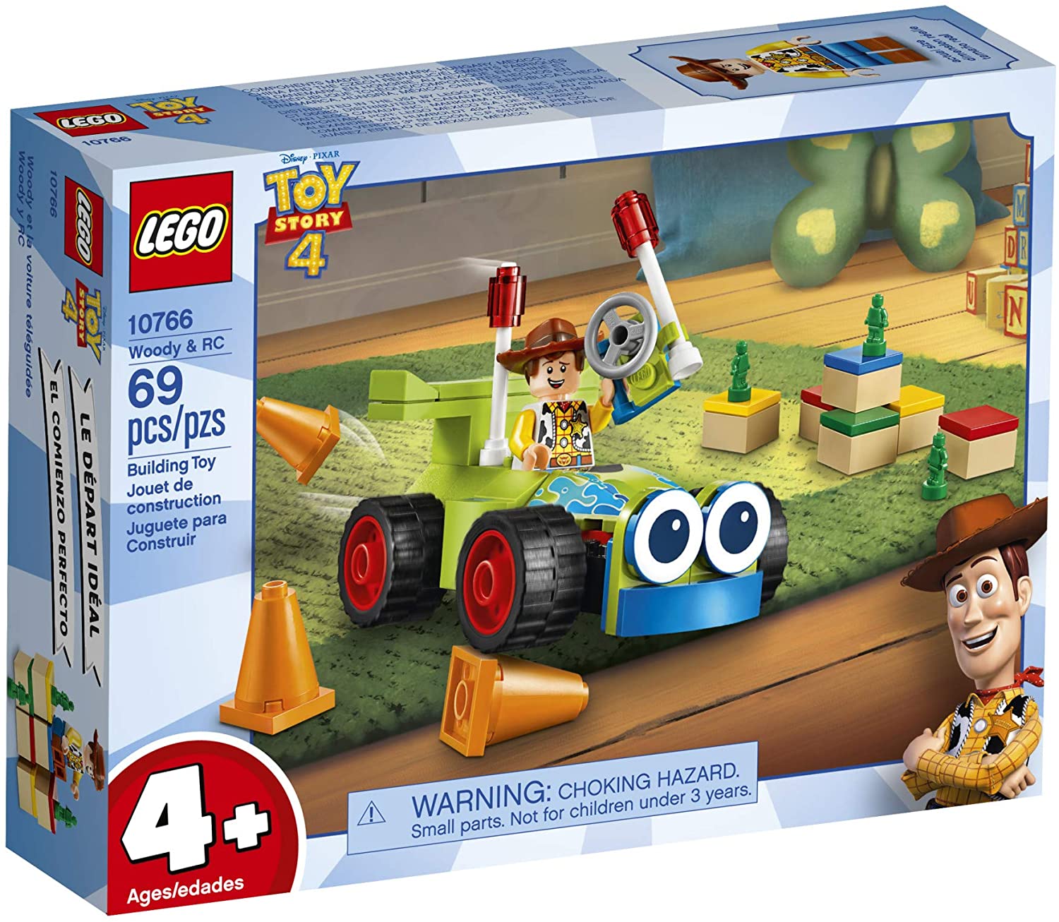 ตัวต่อเสริมทักษะ LEGO Disney Pixar’s Toy Story 4 Woody & RC รุ่น 10766