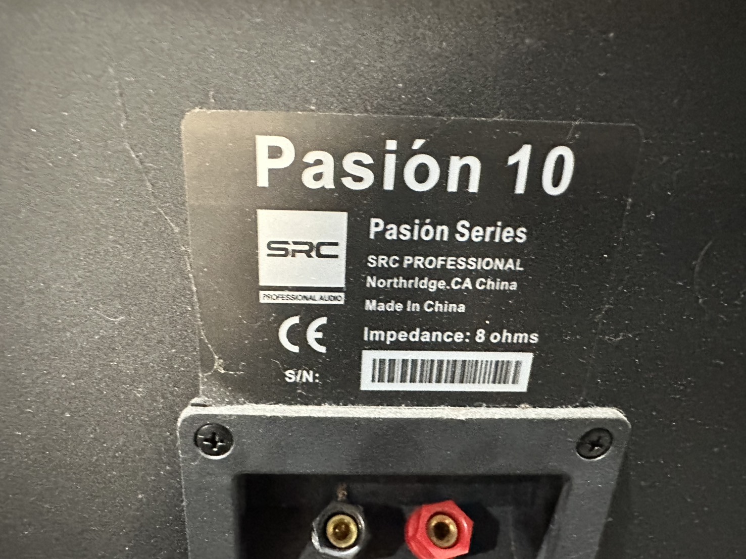 เครื่องเสียงลำโพง SRC Entertainment Passion 10 ลำโพง ซ้าย-ขวา 1คู่