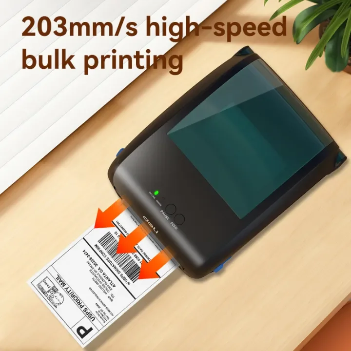 ขายถูก THERMAL LABEL PRINTER DELI S401 (เครื่องพิมพ์สติ๊กเกอร์ ระบบความร้อน หน้ากว้าง 118 mm.) เชื่อมต่อ Bluetooth ประกันศูนย์ 1ปี