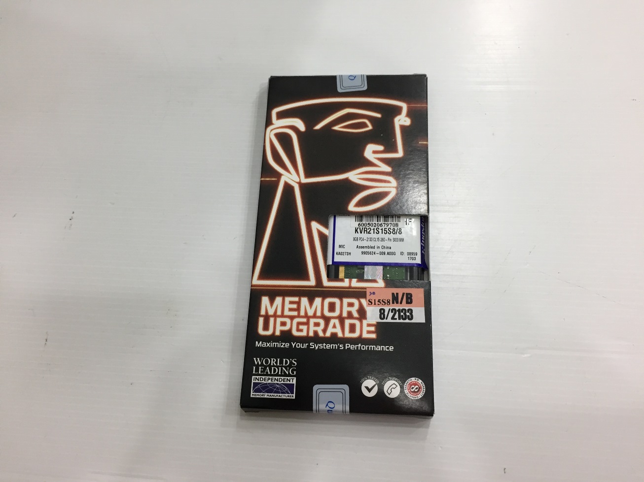 KINGSTON 8GB. DDR-4 2133