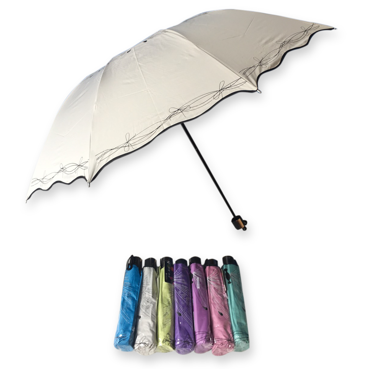 ร่มโค้ง24นิ้วรหัส1637