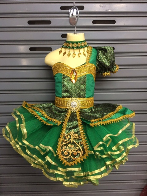 ชุดดรัมเมเยอร์ ไทยแขนตุ๊กตา ชุดดรัมเมเยอร์เด็ก ชุดเชียร์ลีดเดอร์เด็ก