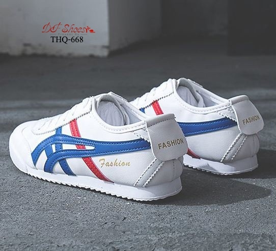 รองเท้าผ้าใบแต่งลาย Sport (สีทอง)