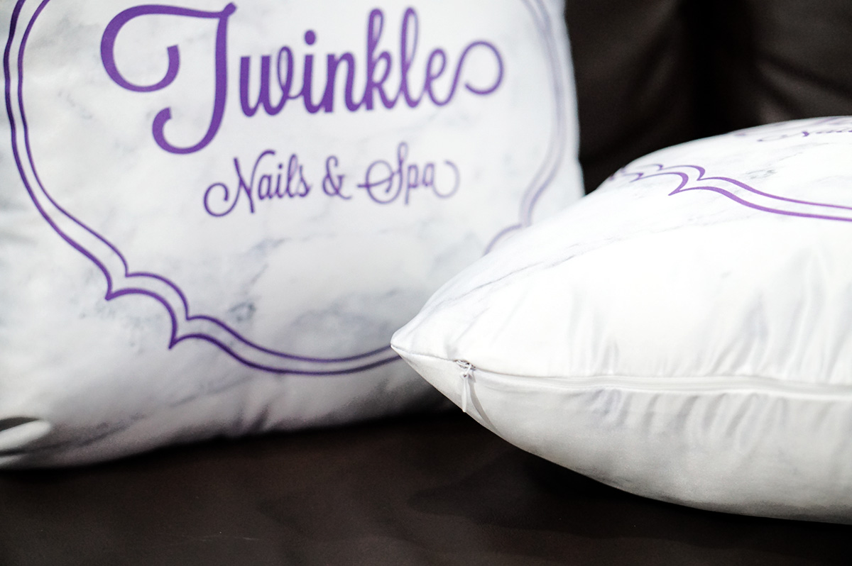 หมอนอิง ร้าน Twinkle Nails & Spa