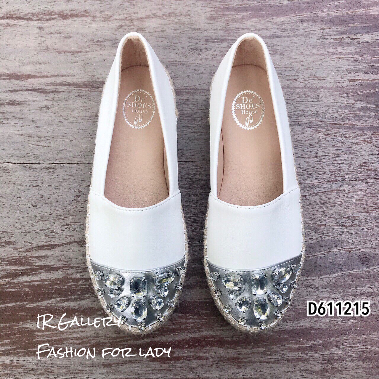 รองเท้าส้นปอ Style LYN (สีดำ)