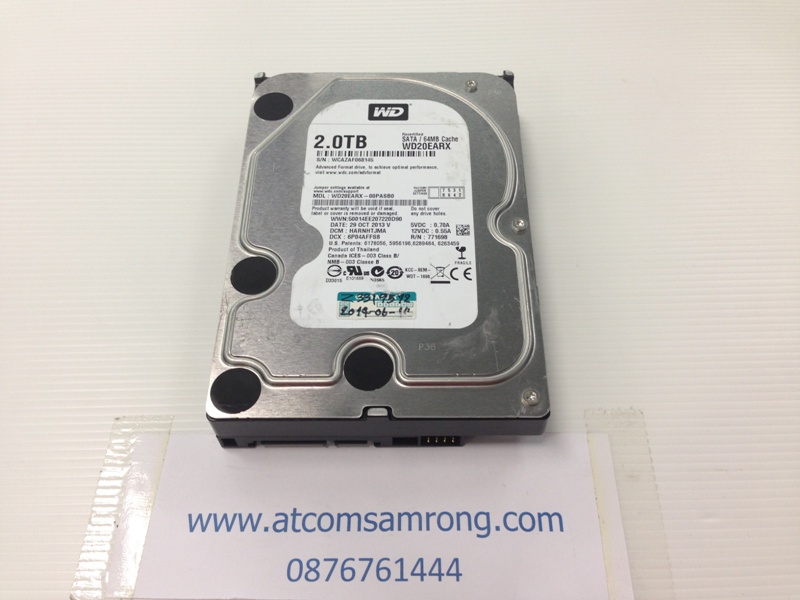 2 TB. WD. Green มือสอง