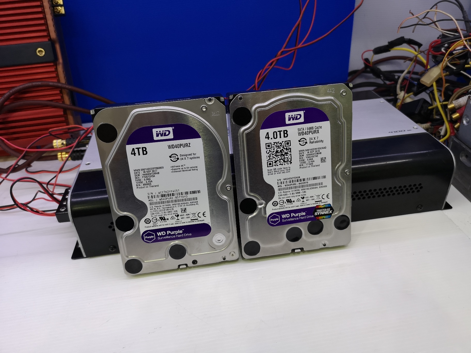4TB. WD Purple WD40PURZ ประกัน 10/2020