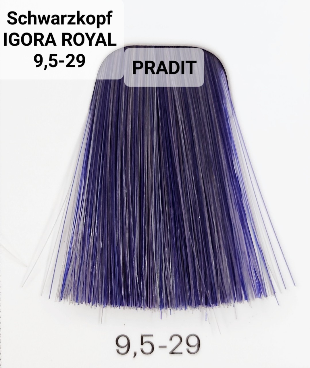 Schwarzkopf Igora Royal ครีมย้อมผม อีโกร่า รอยัล เบอร์ 9,5-29 (60ml) 80 กรัม