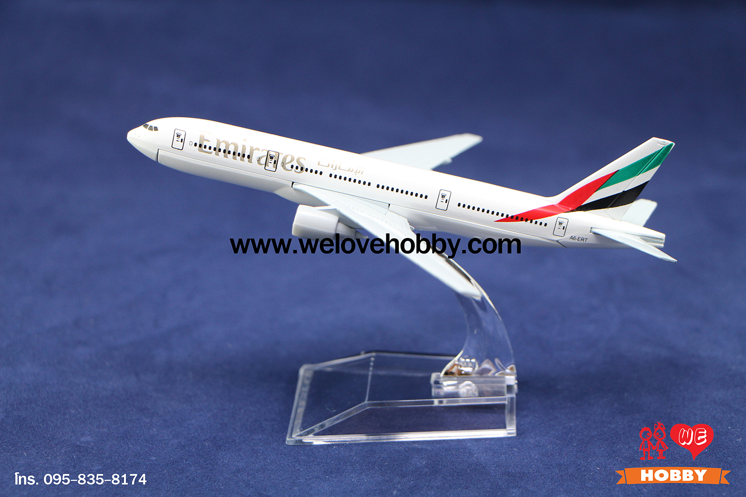 โมเดลเครื่องบิน Emirates Airlines สหรัฐอาหรับเอมิเรตส์ (Boeing 777)