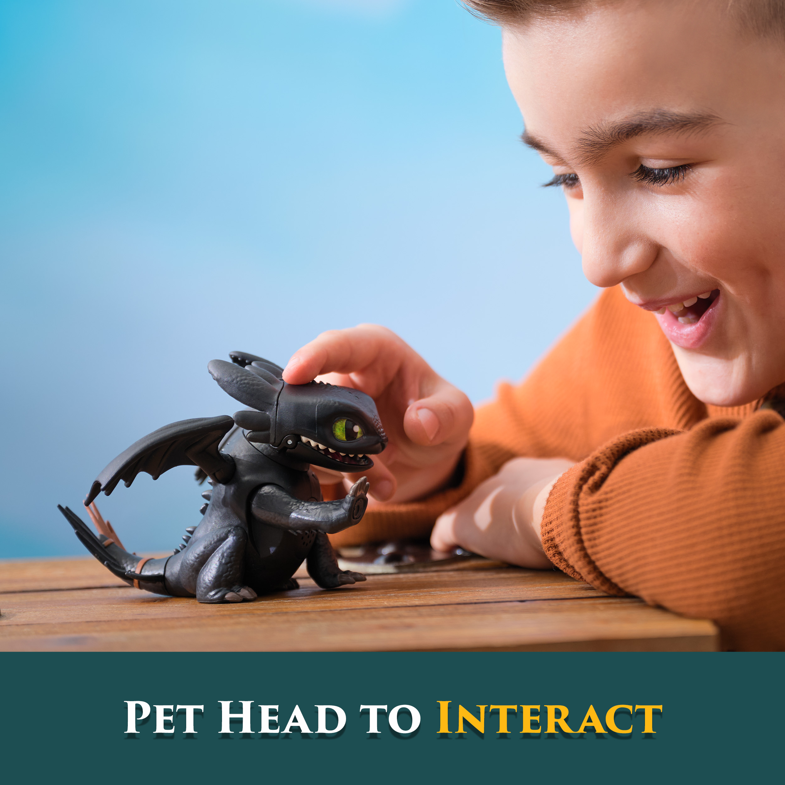 HOW TO TRAIN YOUR DRAGON ROARING MINIS TOOTHLESS โมเดล ของเล่น ฟิกเกอร์ เขี้ยวกุด มีเสียงและคำพูดเด็ดๆ 25 แบบ ลิขสิทธิ์แท้