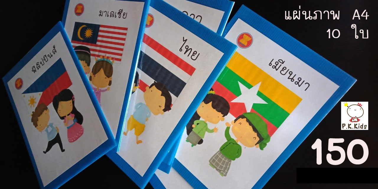 แผ่นภาพเอสี่ : อาเซียน 10 ประเทศ