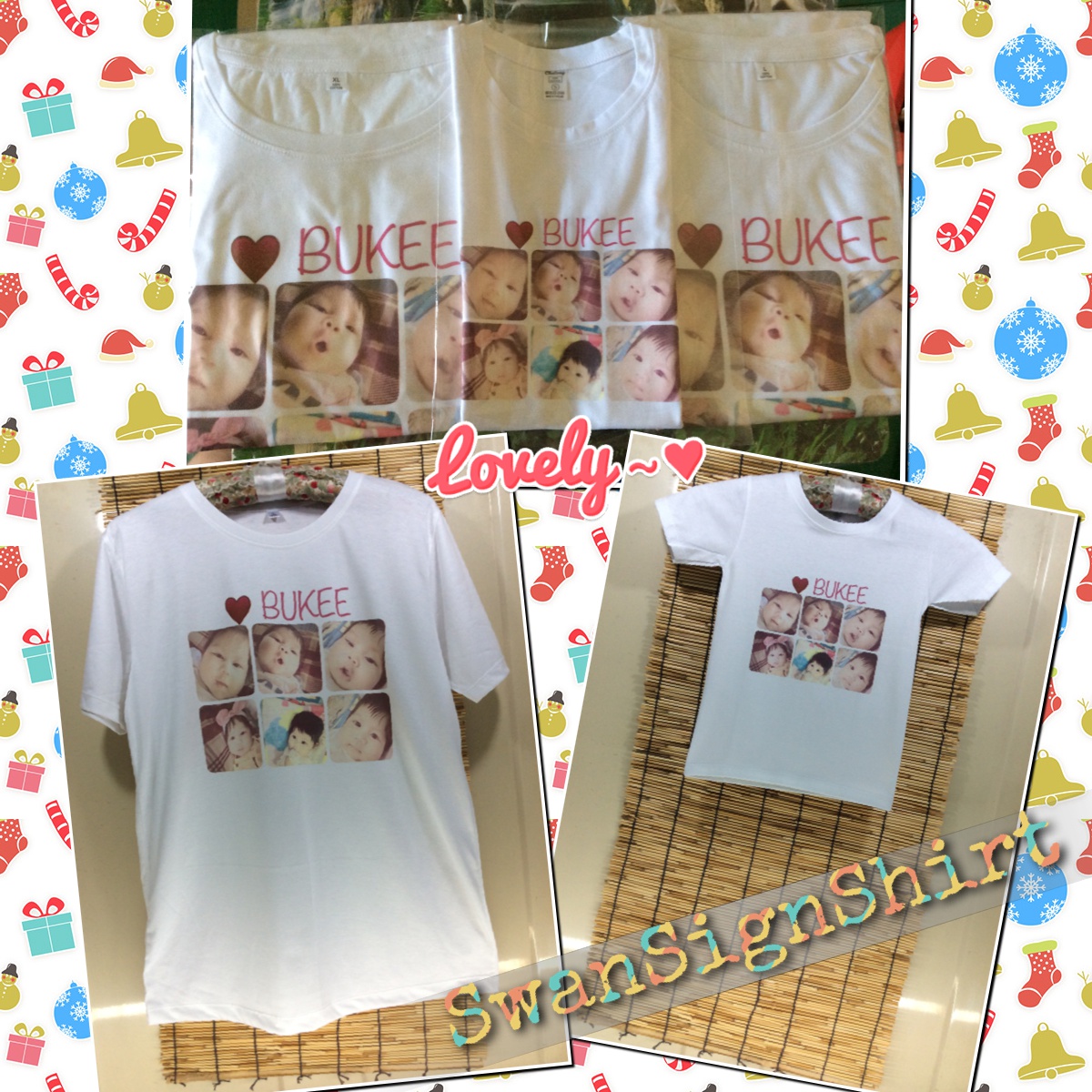 เสื้อยืด เสื้อครอบครัว สกรีนรูปถ่าย