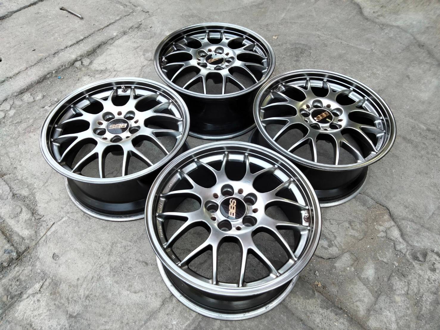 ล้อแท้ BBS RG-R RG718H 17" TOP FORGED