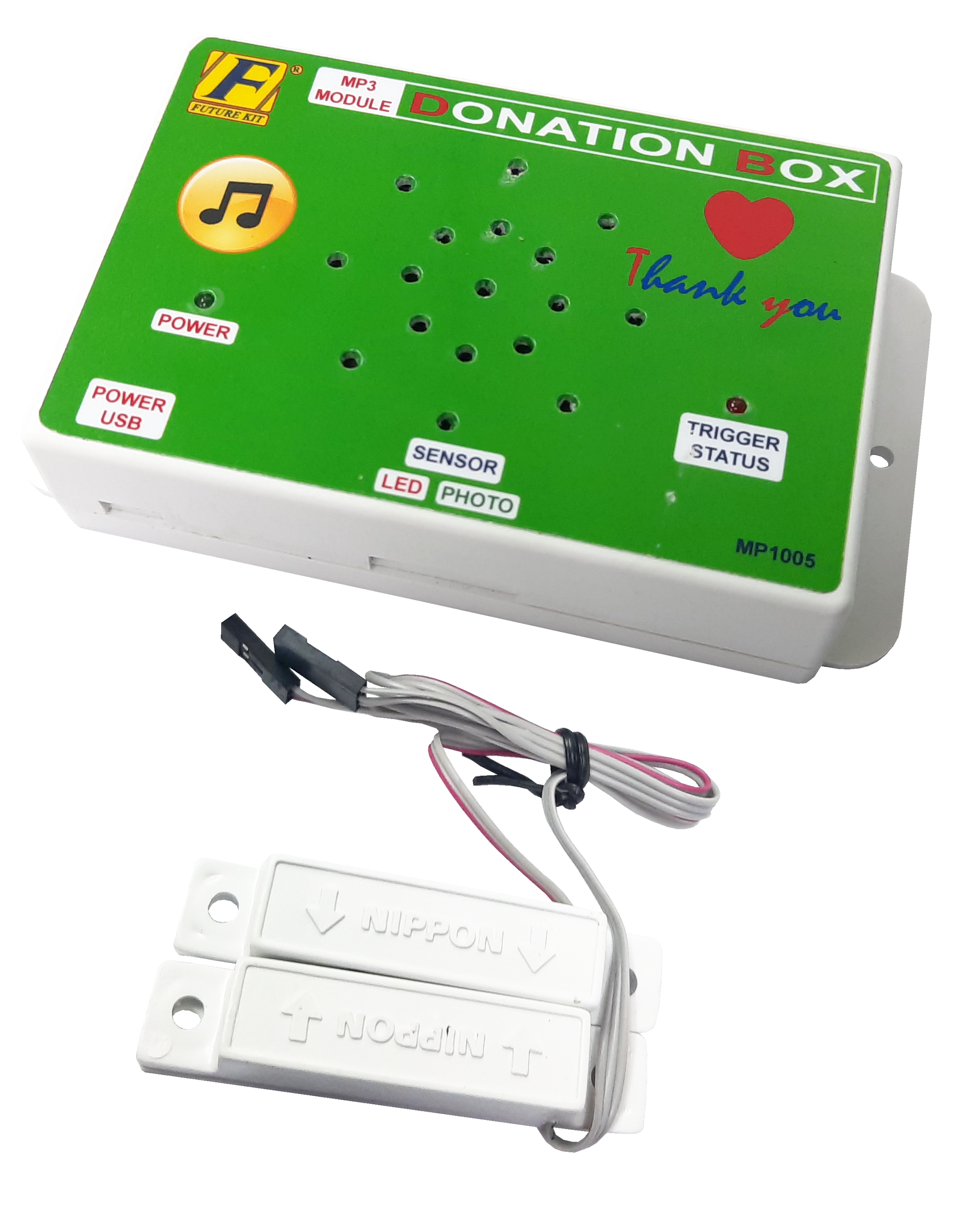 DIY PROJECT MP1005 วงจรเสียงตู้บริจาค MP3