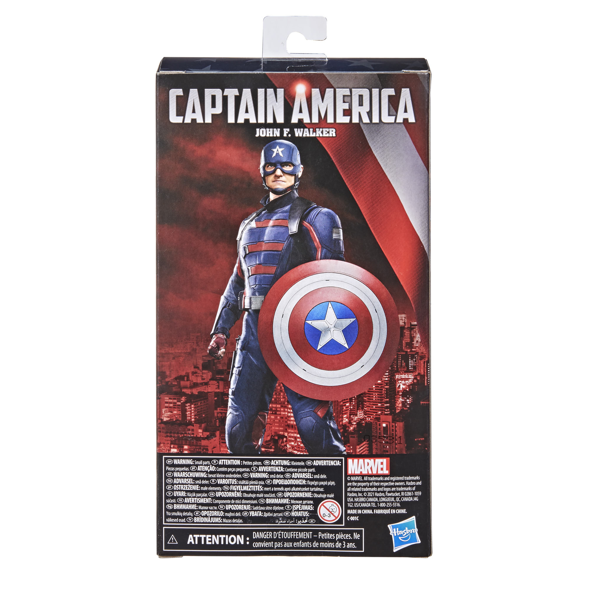 Hasbro Marvel Legends Series Avengers 6-inch Scale Captain America John F. Walker Figure ฮาสโบร มาร์เวล เลเจนด์ หุ่นโมเดลฟิกเกอร์ กัปตัน อเมริกา จอห์น เอฟ วอล์กเกอร์ ขนาด 6 นิ้ว ลิขสิทธิ์แท้