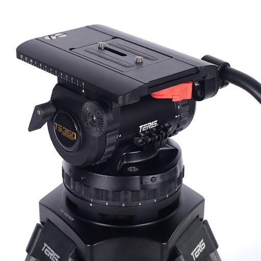 TERIS TS350CF Fluid Head & Tripod Kit