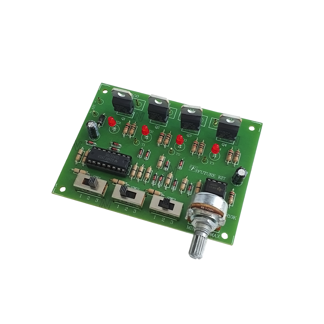 FutureKit FK144 วงจรไฟวิ่ง 6 โปรแกรม 12V 100W