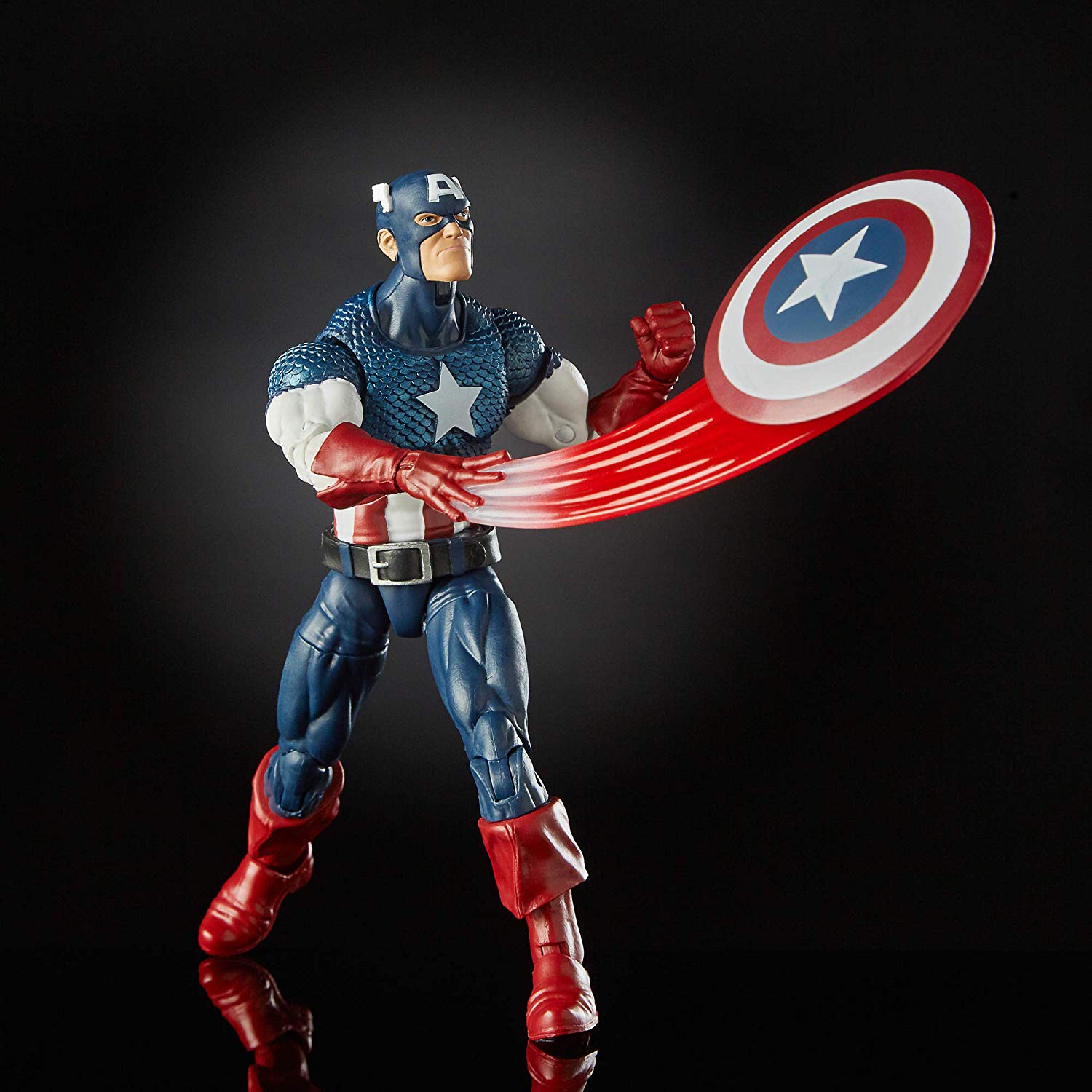 Hasbro Marvel Legends Series 80th Anniversary Captain America Figure ฮาสโบร มาร์เวล เลเจนด์ ซีรี่ย์ส 80 ปี อเวนเจอร์ส หุ่นโมเดลฟิกเกอร์ กัปตันอเมริกา 6 นิ้ว ลิขสิทธิ์แท้