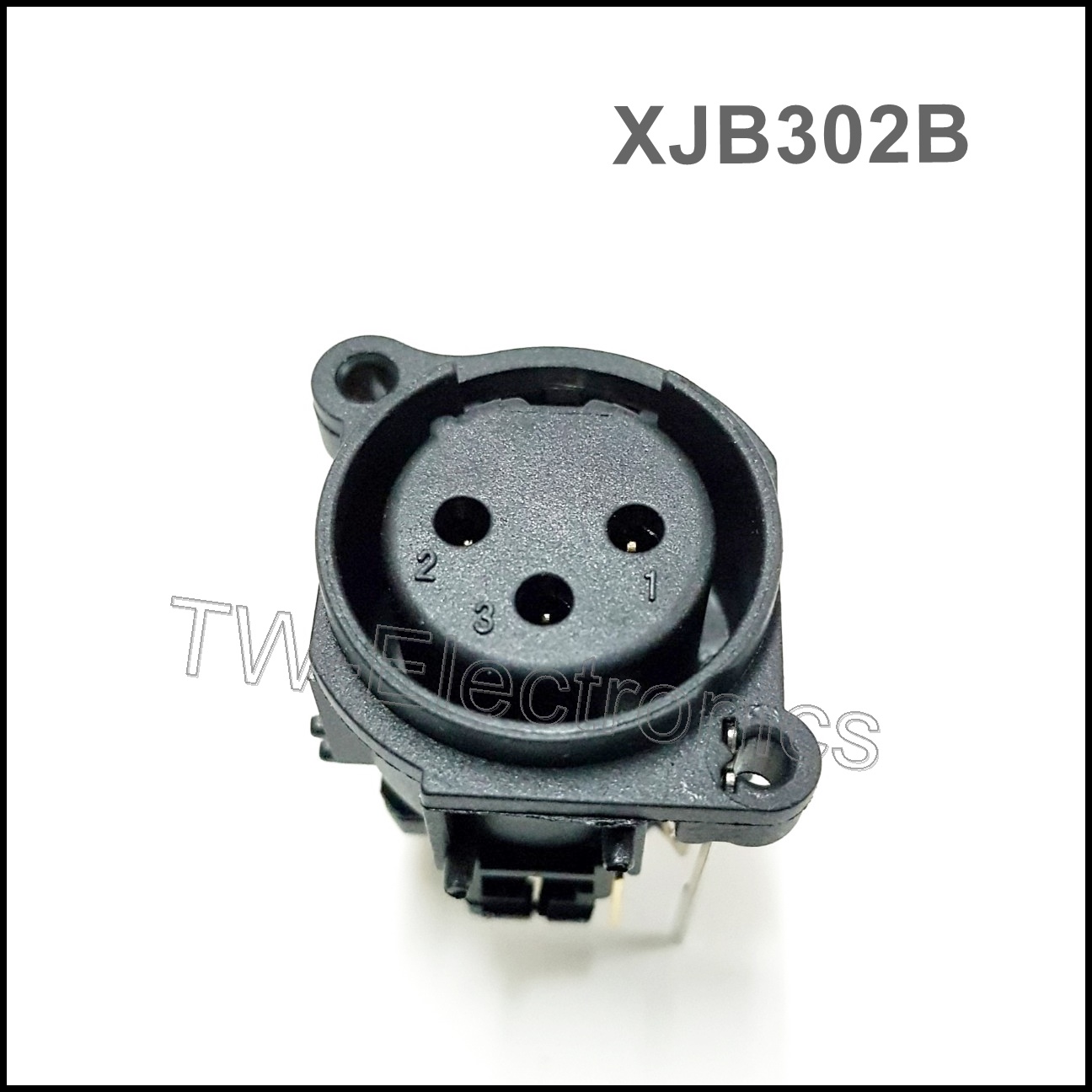 XLR 3P ตัวเมีย ลงปริ้นท์ / XJB302B