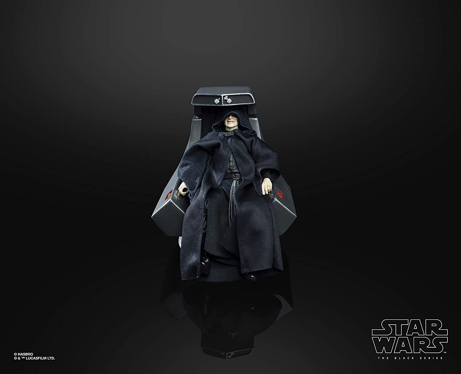Hasbro Star Wars The Black Series Emperor Palpatine 6-inch Action Figure with Throne ฮาสโบร สตาร์ วอร์ส เดอะ แบล็ค ซีรีส์ หุ่นโมเดลฟิกเกอร์ ดาร์ธ ซิเดียส พัลพาทีน ขนาด6 นิ้ว ลิขสิทธิ์แท้