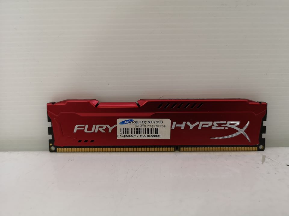 KINGSTON HyperX 8GB. DDR-3 FSB1600