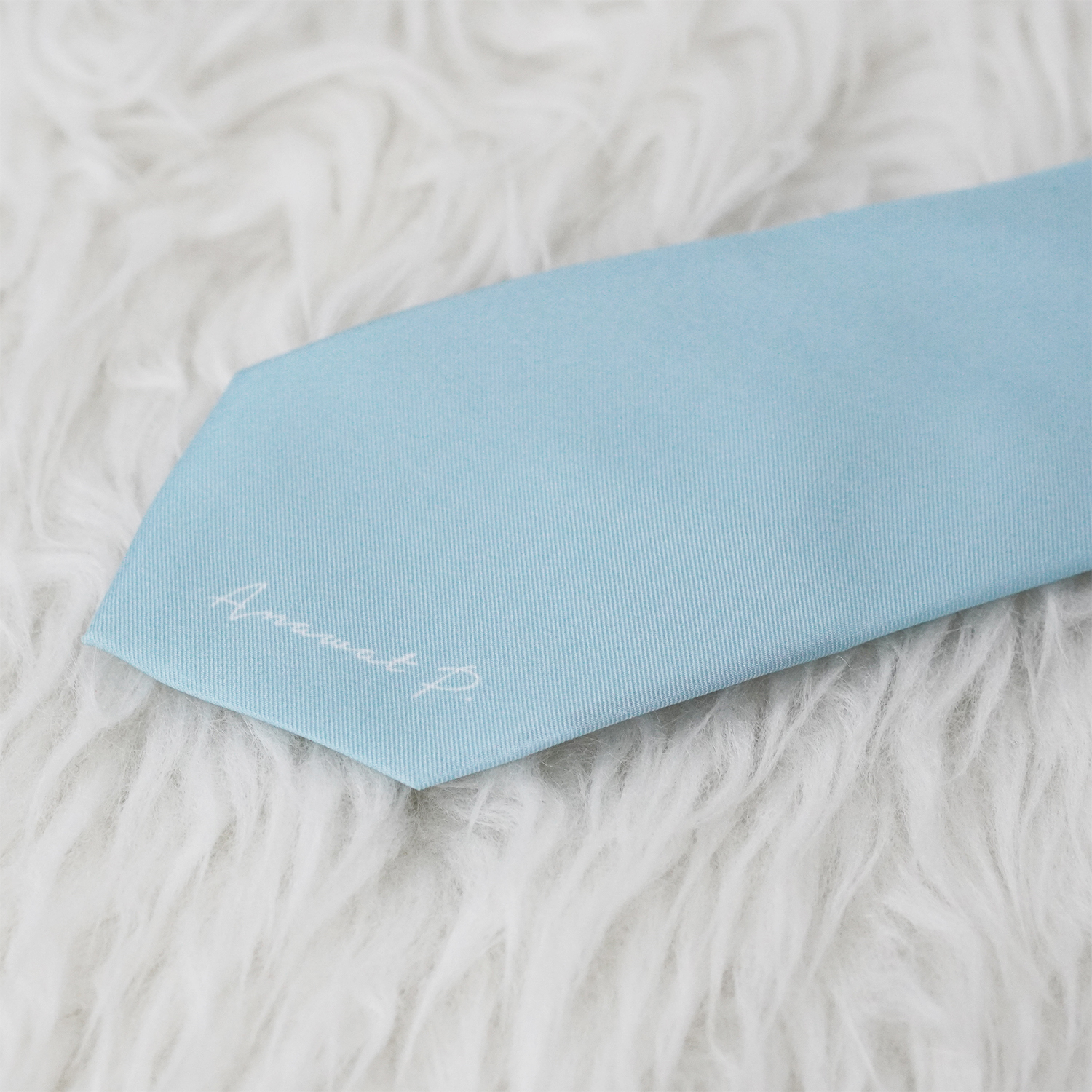 เนคไท สั่งทำใส่ชื่อ ขนาด 3" - Minimal - Unicorn Blue