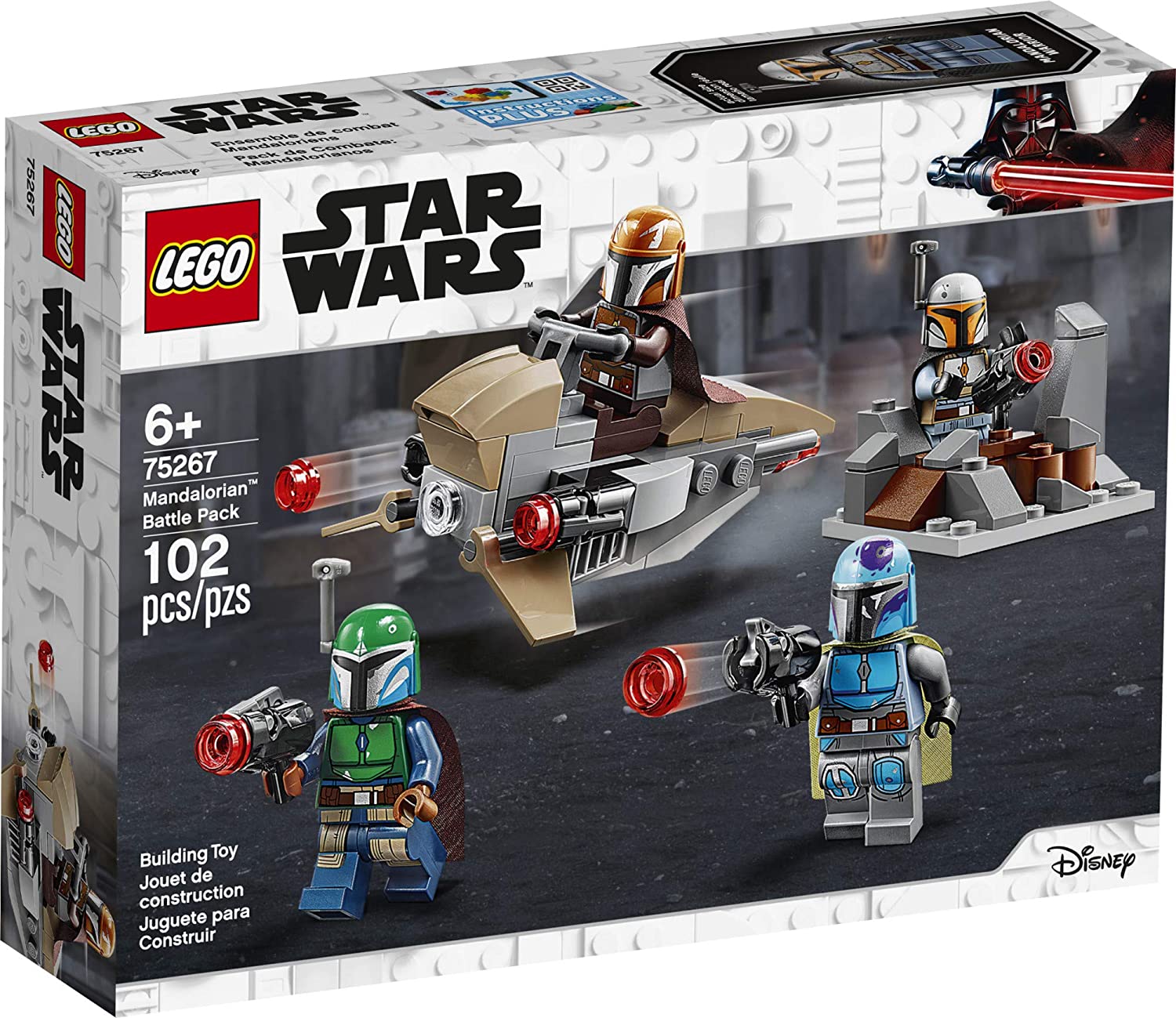 ตัวต่อเสริมทักษะ LEGO Star Wars Mandalorian Battle Pack รุ่น 75267