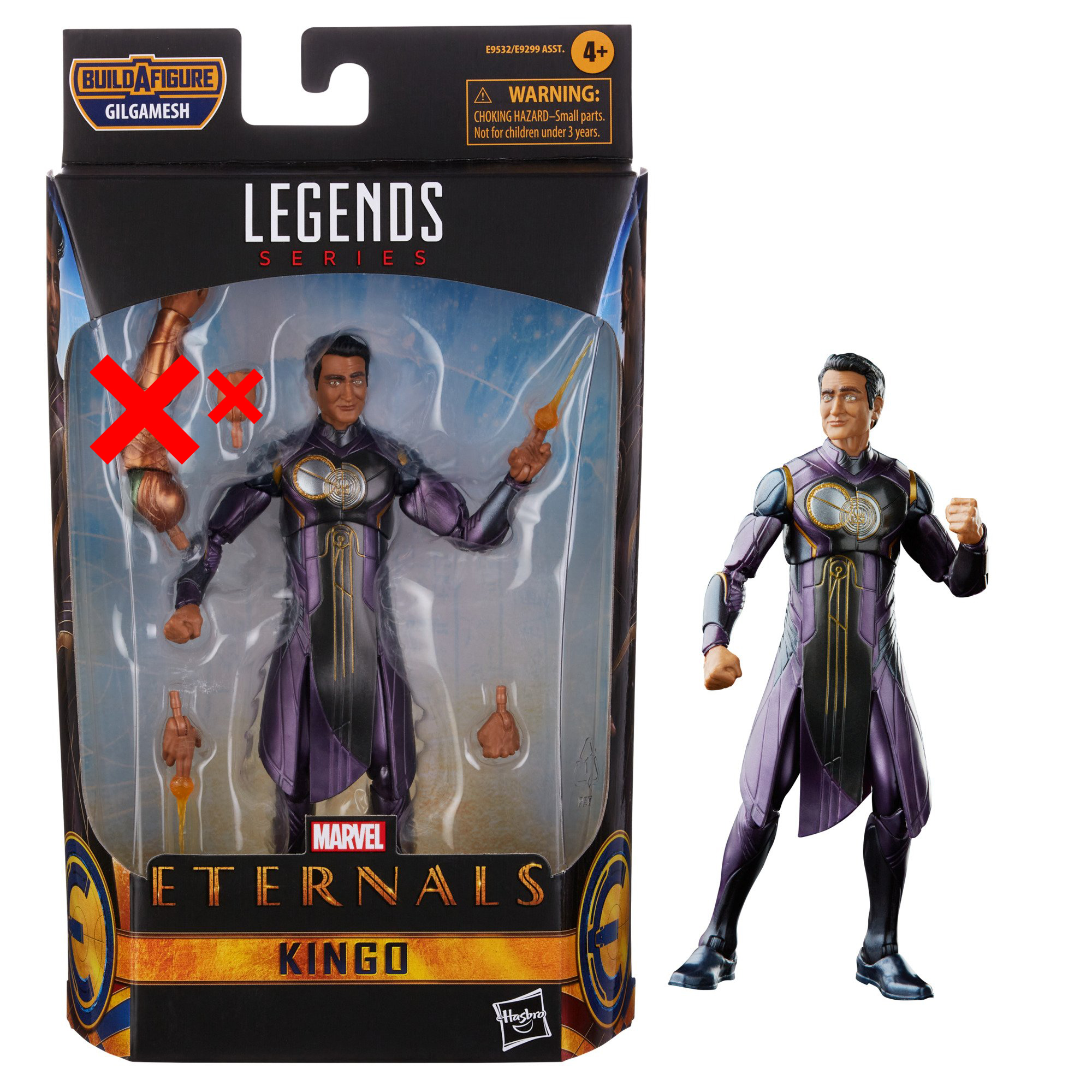 Hasbro Marvel Legends Series Eternals Kingo 6-inch Figure ฮาสโบร มาร์เวล เลเจนด์ ซีรี่ย์ส หุ่นโมเดลฟิกเกอร์ อีเทอนอลส์ คิงโก้ ขนาด 6 นิ้ว (No BAF) ลิขสิทธิ์แท้