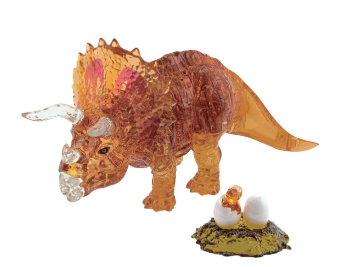 Triceratops(Brown) 3D Crystal Puzzle