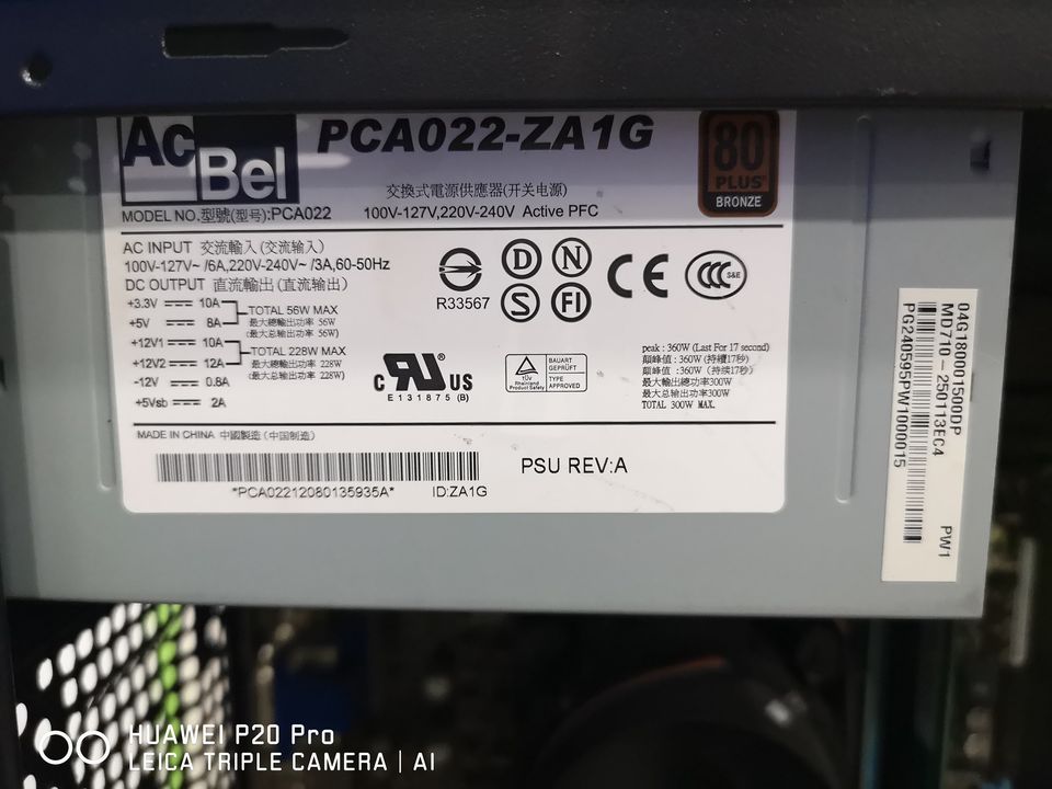 intel Core i5-2500 SSD240 R7 260X