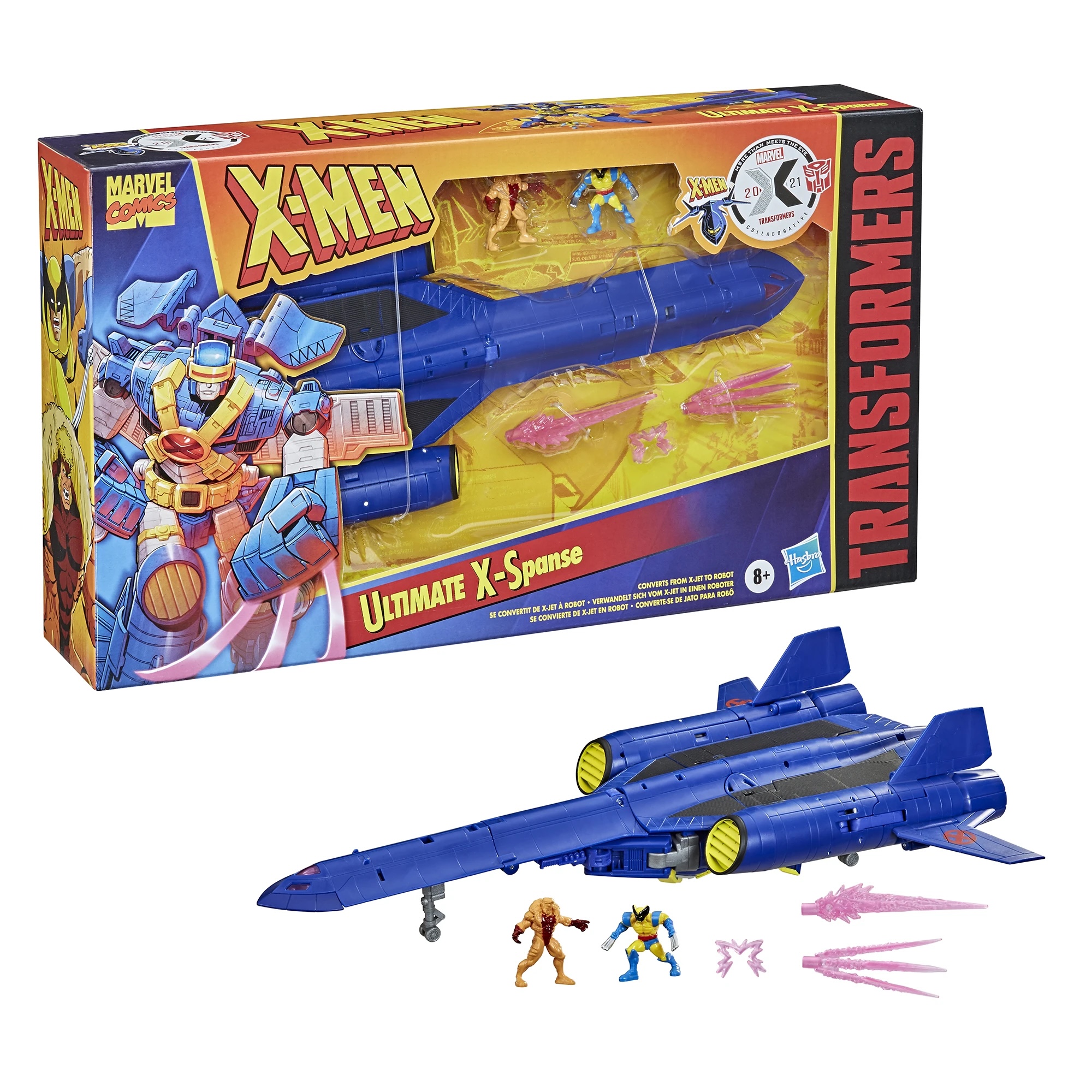 Hasbro Transformers Generations Collaborative: Marvel Comics X-Men Mash-Up, Ultimate X-Spanse ฮาสโบร ทรานสฟอเมอร์ส เจเนอเรชั่น คอลแลปส์ มาร์เวล คอมมิคส์ เอ๊กซ์-เมน แมช-อัพ อัลติเมท เอ๊กซ์-สแพนซ์ ขนาด 8.5 นิ้ว ลิขสิทธิ์แท้