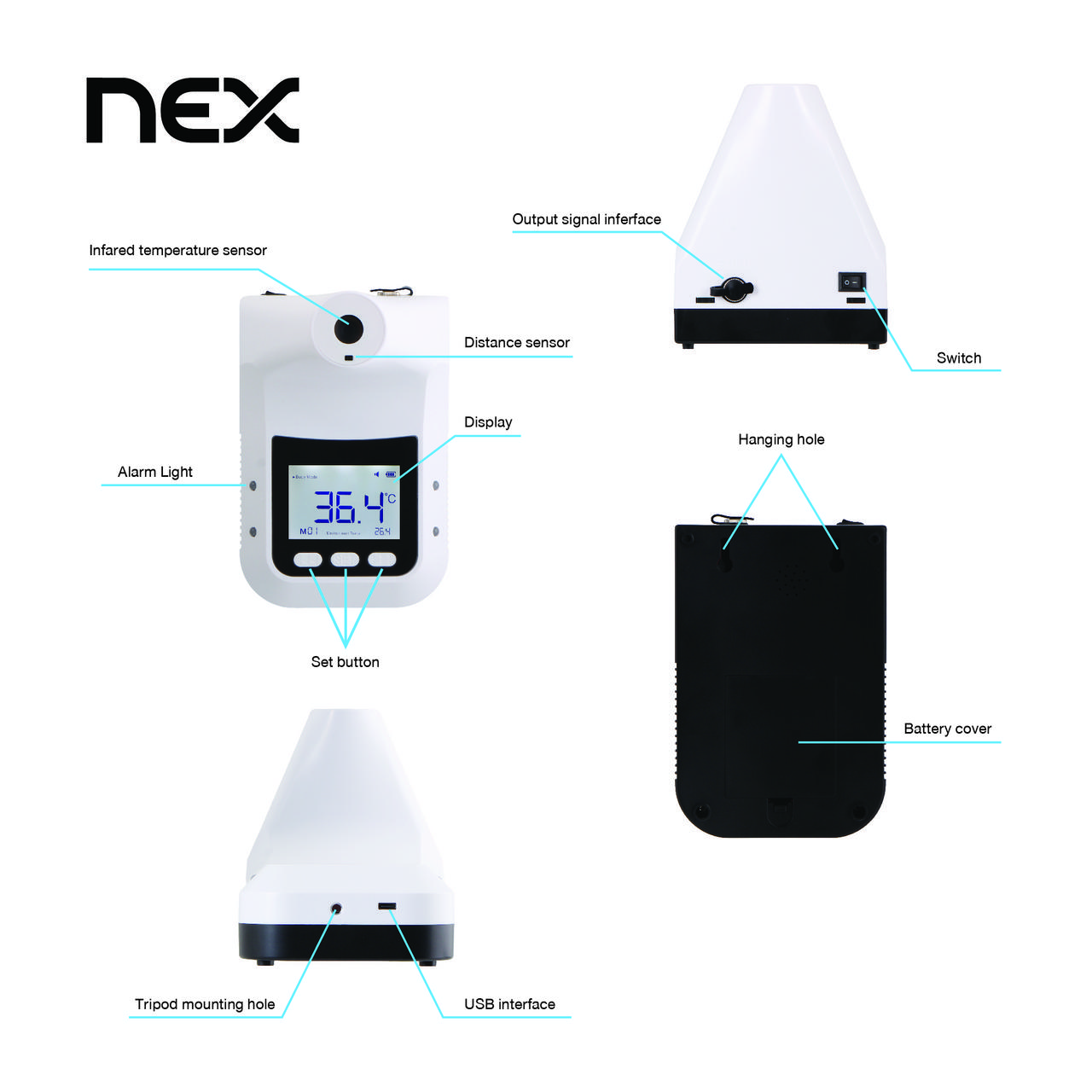 ขายถูก Thermometer K3 Pro Nex เครื่องวัดอุณหภูมิหน้าผาก ผ่ามือ ไร้ความเสี่ยง รับประกันสินค้า 1ปี 📣📣>> มีใบอนุญาตินำเข้าเครื่องมือแพทย์ หนังสือรับรองการขายเลขที่ 20200104📣📣