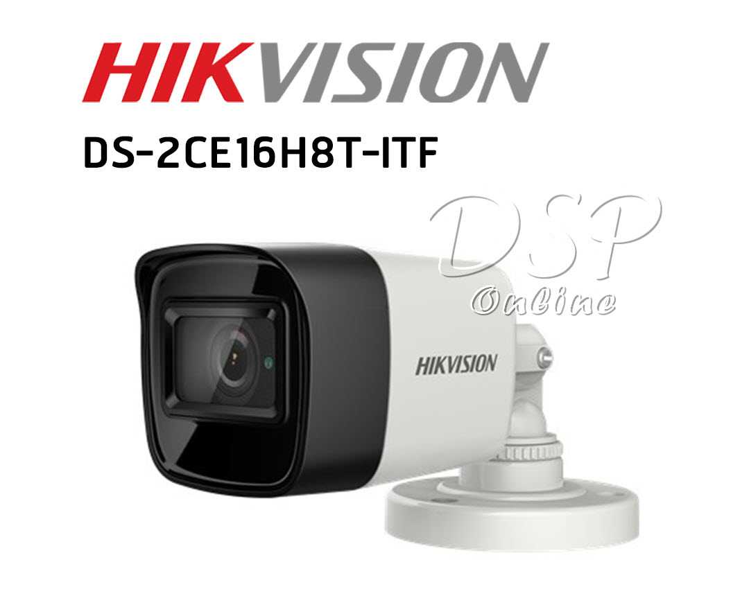 ขายถูก DS-2CE16H8T-ITF กล้องวงจรปิด Hikvision Ultra Low Light 5MP ประกันศูนย์
