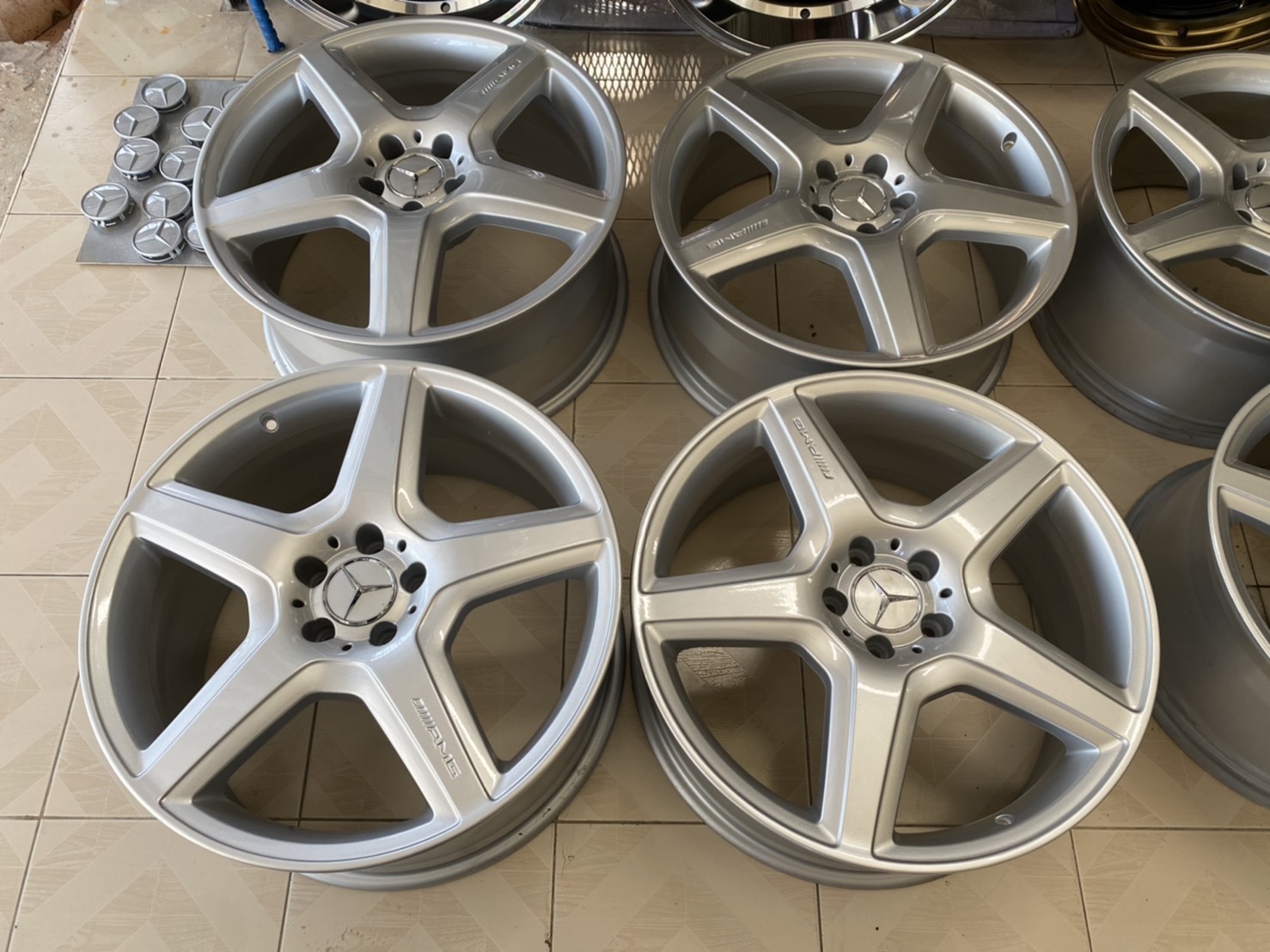 ล้อแท้ AMG ST3 NEW 20” w221