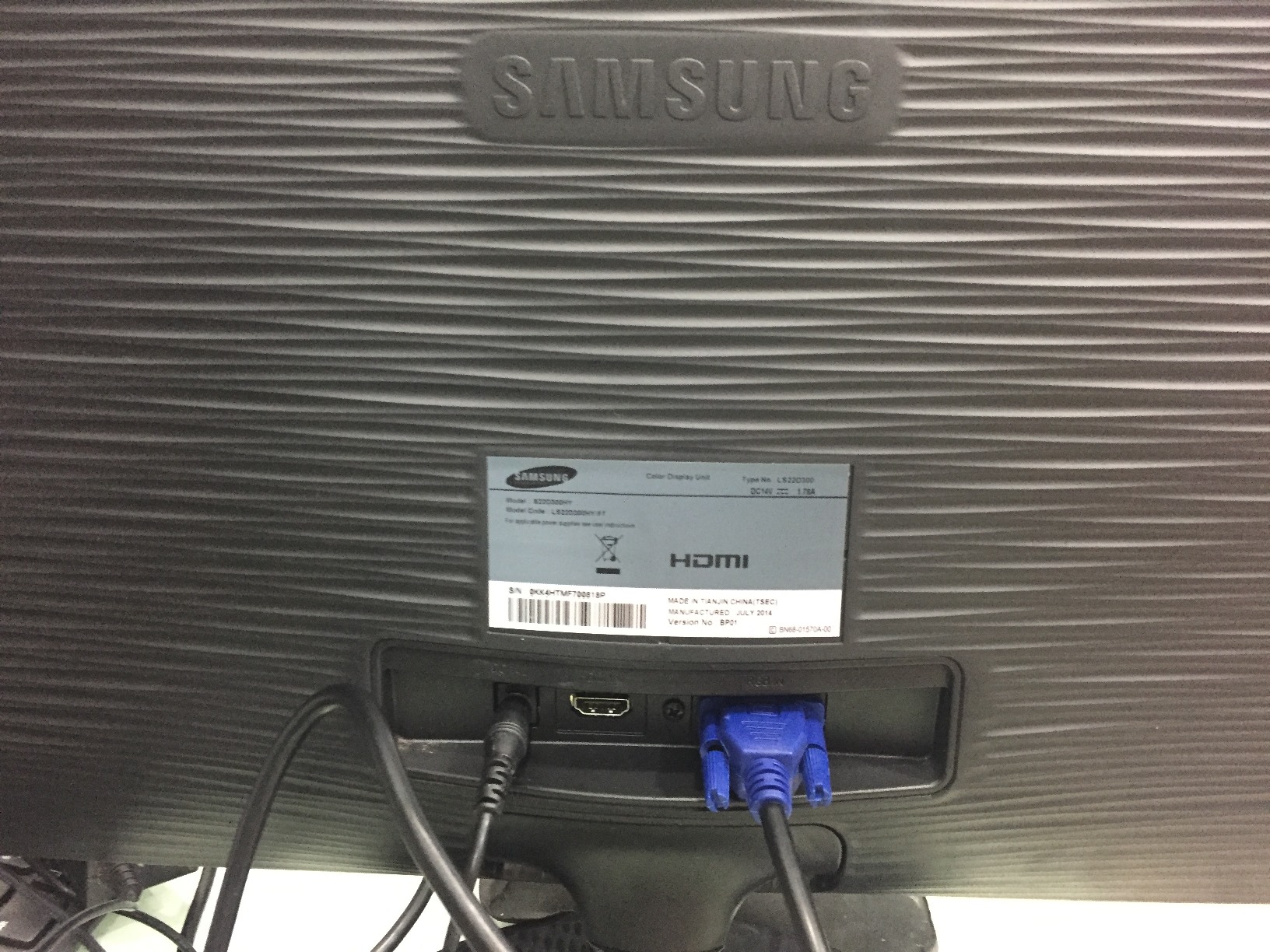 22" LED Full HD HDMI SAMSUNG LS22D300HY/XT